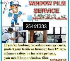 We have Glass Tint Film/Frosted & Black with installation service