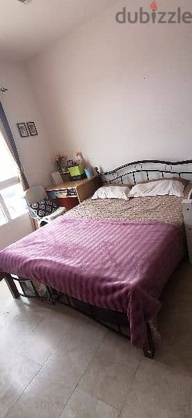 Steel Bed with mattress 2