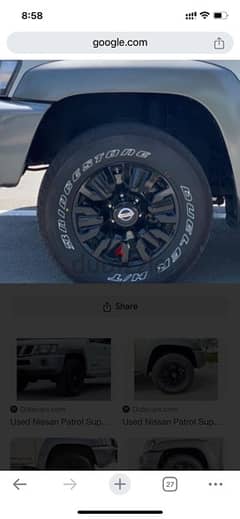 used 4 Rims for sale Nissan Y61 -2018 model