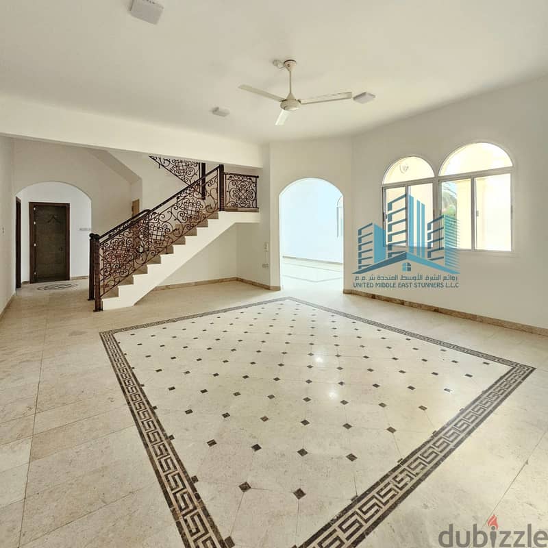 Beautiful 6+1 BR Compound Villa Available for Rent in Azaiba 9
