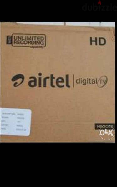 new digital DTH Indian Airtel HD box with six months