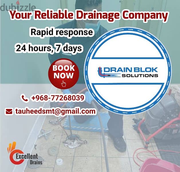 Blocked drains service | Kitchen drains | Floor drains | Sewer drains 1