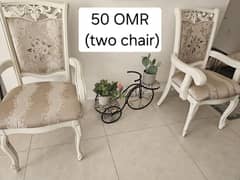 beautiful drawing room chair (pair)كرسي غرفة الرسم الجميل (زوج) 0