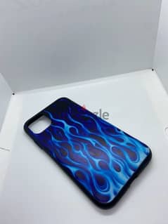 Blue Flames Fire iPhone 11 case USED