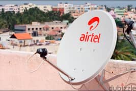 Airtel HD/digital Receiver with subscription 6 Months  avelebal