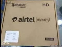 New Full HDD Airtel receiver with 6months south malyalam tamil 0