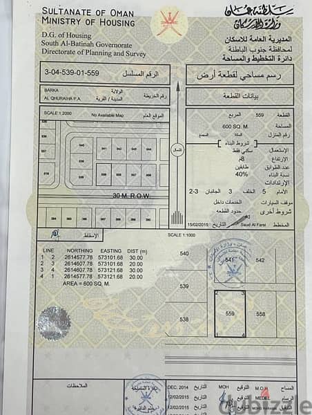 1200 sqm residential land Barka ارضين شبك في القريحة الثامنة ببركاء 0