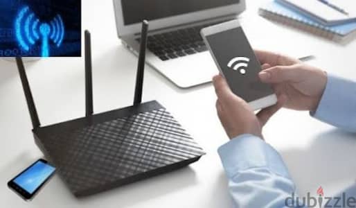 Wi-Fi network shering saltion home office flat to Flat