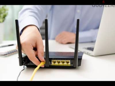 Wi-Fi network shering saltion home office flat to Flat