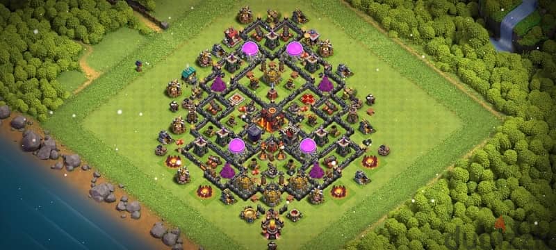 clash of clans th 10 almost max حساب كلاش تاون عشره قريب الماكس 1