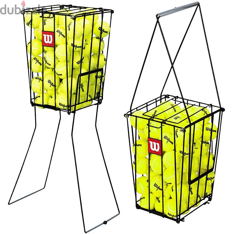 Wilson Tennis Balls Hopper Tennis Ball Basket 0