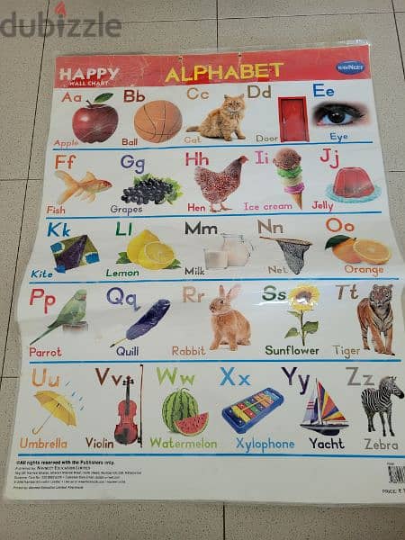 number and alphabet charts 500 baizas 1