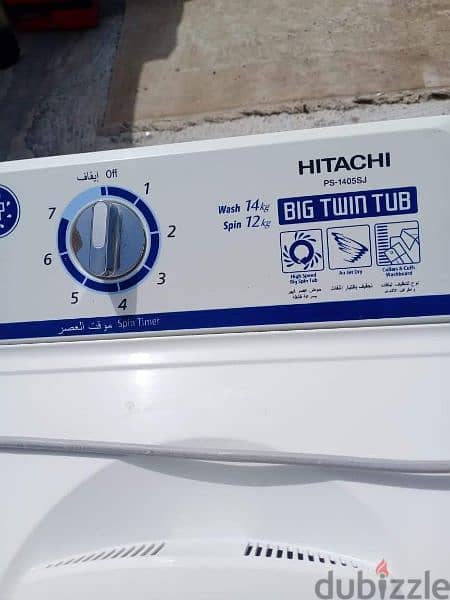 Hitachi washing machine good quality  14 kg skin 12 8