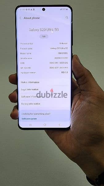 samsung s20 ultra 5G 128/12 6
