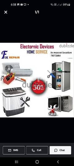 AC fridge automatic washing machine dishwasher electrical Rapring and