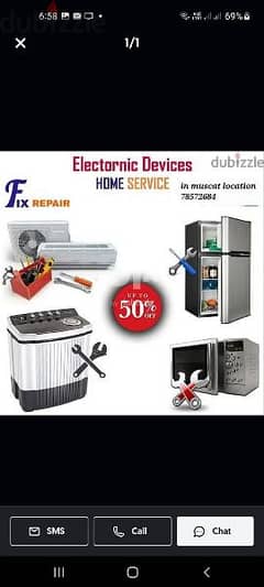 AC fridge automatic washing machine dishwasher Rapring services