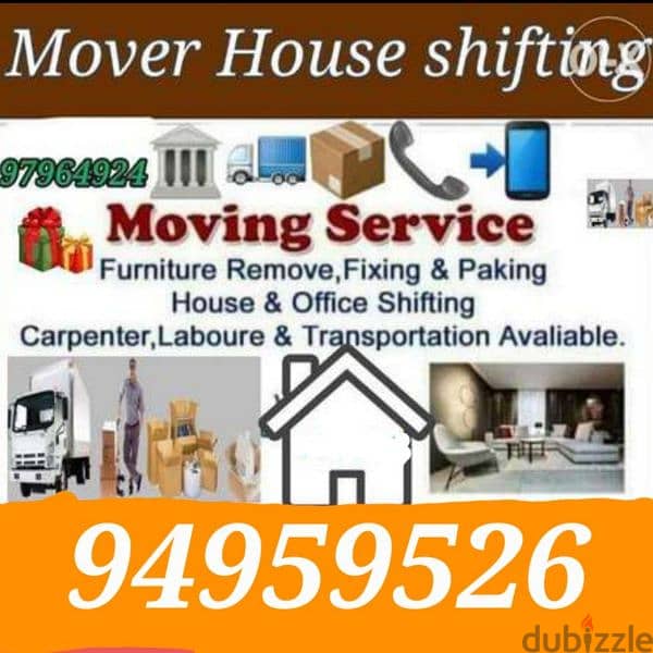 Muscat Mover packer shiffting carpenter furniture TV curtains fixing 0