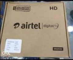 new airtel hd set top box available with 6 months subscription 0