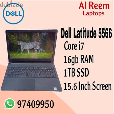 DELL CORE I7 16GB RAM 1TB SSD 15-6 INCH SCREEN