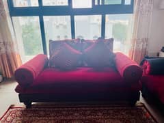 7 seater grand sofa for sale free delivery with 10 kms from Azaiba 0