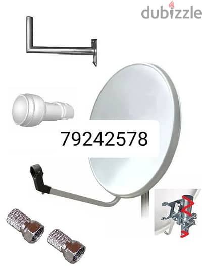 nilset arabset dishtv Airtel all satellites installation and mantines