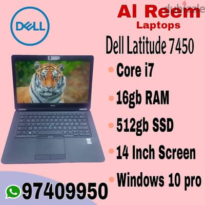 dell core i7 16gb ram 512gb ssd 14 inch screen windows 11pro