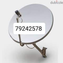 all satellite dish nileset arabset dishtv airtel installation&mantines