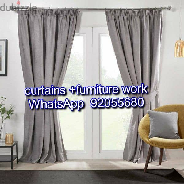 carpenter/furniture,ikea fix/curtains,tv,fix in wall/door lock open 3