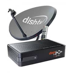 Dish TV Receiver with Antenna 0