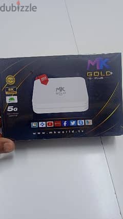 Mk Goold Android TV Box with 1 year subscription available