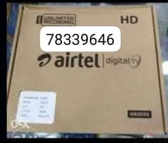 New model Airtel HD setup box 6 months free