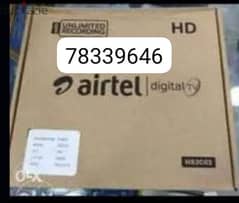 Airtel digtal HD Recvier six months malyalm Tamil Telugu
