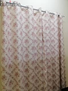 3 sets of curtains floral design