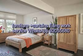 carpenter/curtains,ikea fix/door work/drilling/furniture repair fix/