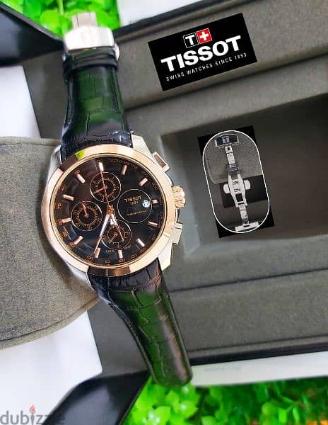 LATEST BRANDED TISSOT FIRST COPY CHORNO GRAPH MEN'S WATCH 9