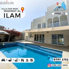 MADINAT AL ILAM | WELL MAINTAINED 5+1 BR VILLA WITH POOL