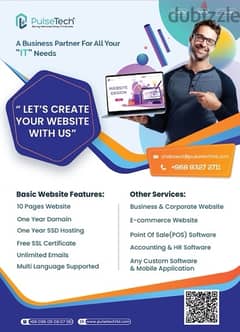  LET'S CREATE YOUR WEBSITE WITH US