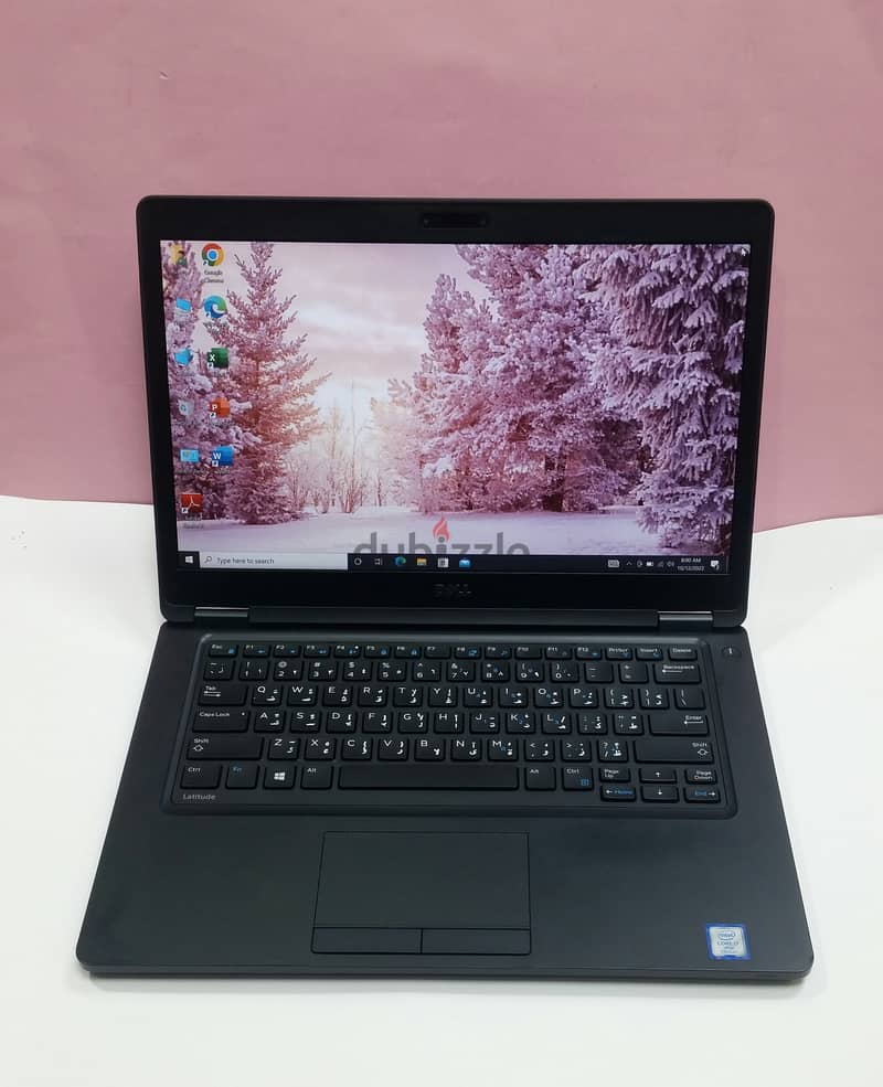 DELL 5480-7TH GENERATION-CORE I5-8GB RAM-256GB SSD-14"INCH SCREEN 0