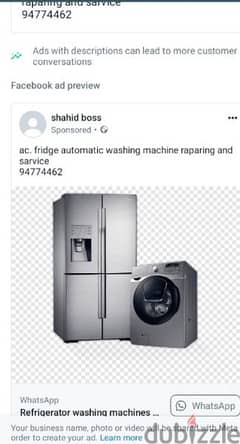 94774462Ac service refrigerator washing machine repair & service
