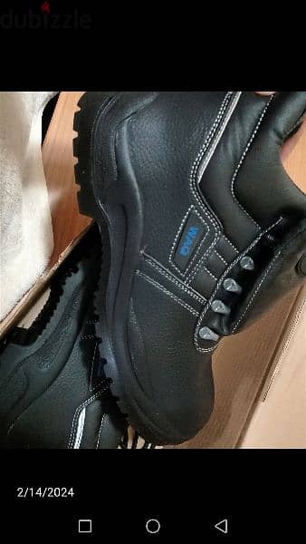 Brand new WAQ safety shoes for sale aech pair price 3 rial 1