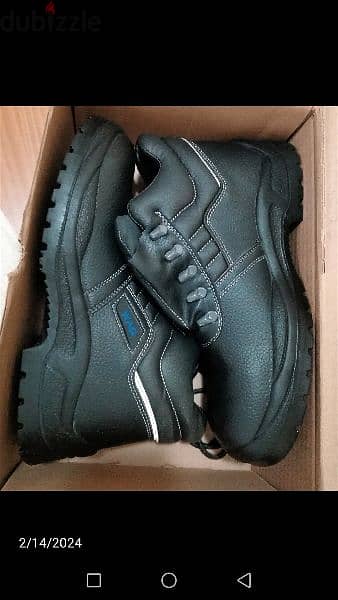 Brand new WAQ safety shoes for sale aech pair price 3 rial 2