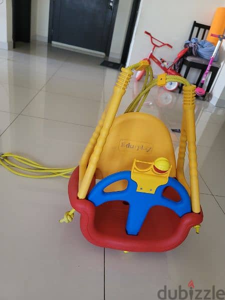 kids hanging swing or zula for urgent sell 3