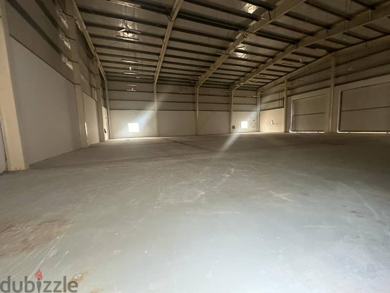 Available now Fully fitted Warehouse located in misfah, build up si 3