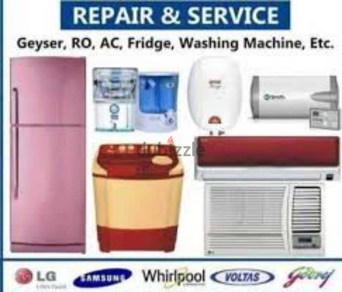 AC REFRIGERATOR WASHING MACHINE REPAIR And Service 0