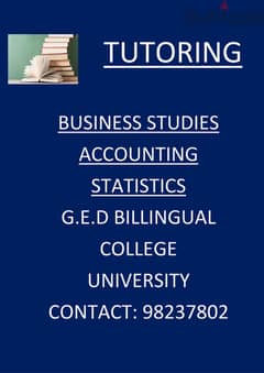 Accounting, Business, Statistics