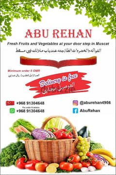 Fresh Fruits and Vegetables at your door step