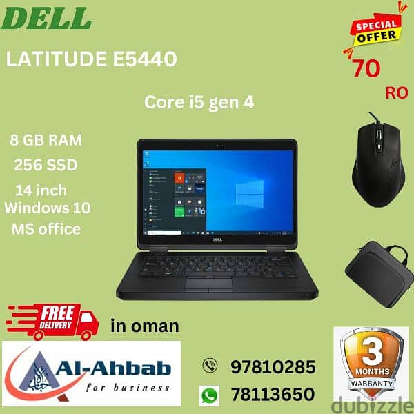 LENOVO T450 LAPTOP CORE I5 5TH 8/256 SSD TOUCH SCREEN 4