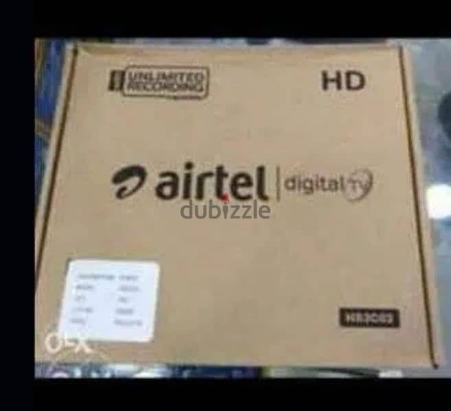 New modal Airtel digtal HD Recvier with subscription six mont 0
