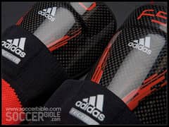 Adidas adizero F50 Carbon Shinpads Size LARGE - Black/Warning/White 0