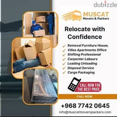 u Muscat Movers and Packers House shifting office villa in all Oman